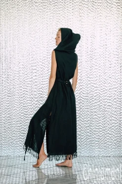 Chintamani Alchemistry Linen Shirt Dress / Black^ Kimono & Cover Up|Shirt Dress