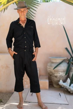 Chintamani Alchemistry Linen Short Pants / Black^ Pants