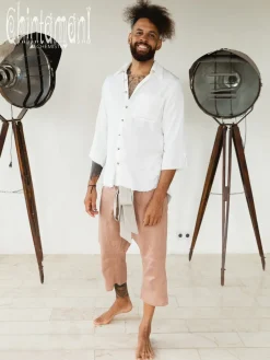 Chintamani Alchemistry Linen Short Pants / Dusty Pink^ Pants
