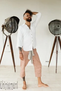 Chintamani Alchemistry Linen Short Pants / Dusty Pink^ Pants