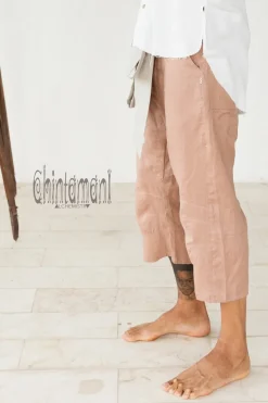 Chintamani Alchemistry Linen Short Pants / Dusty Pink^ Pants