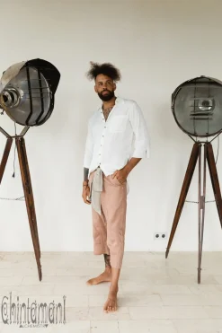 Chintamani Alchemistry Linen Short Pants / Dusty Pink^ Pants