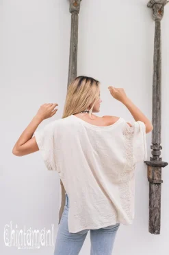 Chintamani Alchemistry Linen & Silk Shirt / Off White^ T-shirt & Tunic