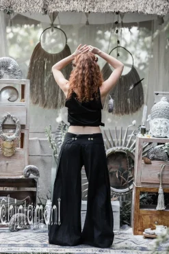 Chintamani Alchemistry Linen Split Pants / Black^ Pants