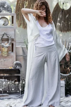 Chintamani Alchemistry Linen Split Pants / Grey^ Pants