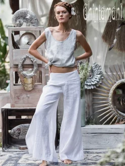 Chintamani Alchemistry Linen Split Pants / White^ Pants