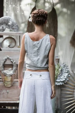 Chintamani Alchemistry Linen Split Pants / White^ Pants