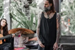 Chintamani Alchemistry Linen Tank Top / Black^ Tops & T-shirt