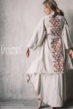 Chintamani Alchemistry Mantle Cardigan / Off White^ Kimono & Cover Up