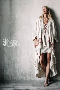 Chintamani Alchemistry Mantle Cardigan / Off White^ Kimono & Cover Up