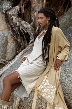 Chintamani Alchemistry Mantle Cardigan / Sage Green^ Kimono & Cover Up