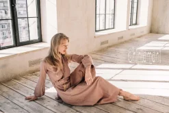 Chintamani Alchemistry Maxi Kimono Dress / Dusty Rose^ Wrap Dress