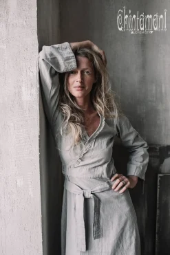Chintamani Alchemistry Maxi Kimono Dress / Grey^ Wrap Dress