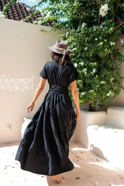 Chintamani Alchemistry Maxi Shirt Dress / Black^ Shirt Dress|Maxi Dress