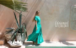 Chintamani Alchemistry Maxi Shirt Dress / Green^ Shirt Dress|Maxi Dress
