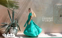 Chintamani Alchemistry Maxi Shirt Dress / Green^ Shirt Dress|Maxi Dress