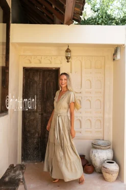 Chintamani Alchemistry Maxi Shirt Dress / Sage^ Shirt Dress|Maxi Dress