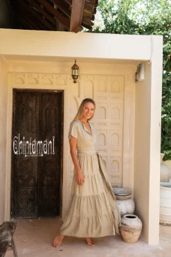 Chintamani Alchemistry Maxi Shirt Dress / Sage^ Shirt Dress|Maxi Dress