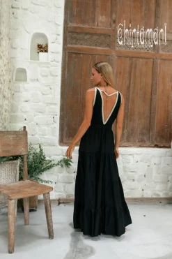 Chintamani Alchemistry Maxi Tiered Dress / Black^ Maxi Dress