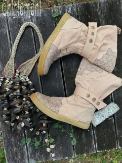 Chintamani Alchemistry Medium Tribal Boots / Beige^ Boots