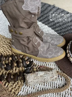Chintamani Alchemistry Medium Tribal Boots / Grey^ Boots