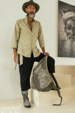Chintamani Alchemistry Men Crossbody Bag / Dark Gray^ Backpacks & Bags