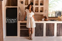 Chintamani Alchemistry Mini Shirt Dress / Off White^ Shirt Dress|Mini & Midi Dress