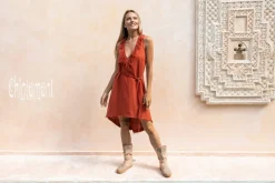 Chintamani Alchemistry Mini Tunic Dress / Red Ochre^ Mini & Midi Dress