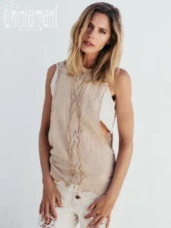 Chintamani Alchemistry Open Sides Top / Beige^ Tank Top