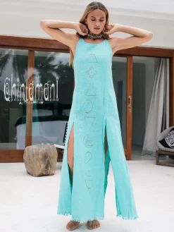 Chintamani Alchemistry Organic Alchemy Dress / Turquoise^ Maxi Dress