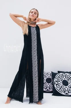 Chintamani Alchemistry Organic Corner Dress / Black^ Maxi Dress