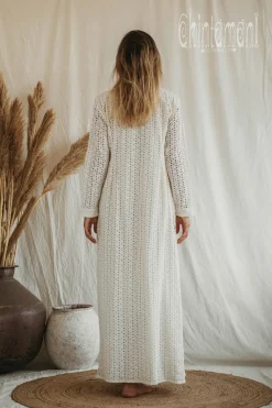 Chintamani Alchemistry Organic Maxi Dress / Off White^ Shirt Dress|Maxi Dress