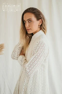 Chintamani Alchemistry Organic Maxi Dress / Off White^ Shirt Dress|Maxi Dress