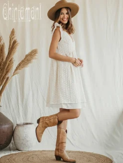 Chintamani Alchemistry Organic Mini Dress / White^ Mini & Midi Dress