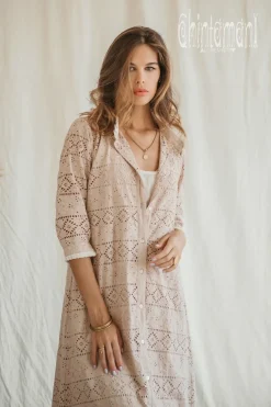 Chintamani Alchemistry Organic Shirt Dress / Beige^ Shirt Dress|Maxi Dress