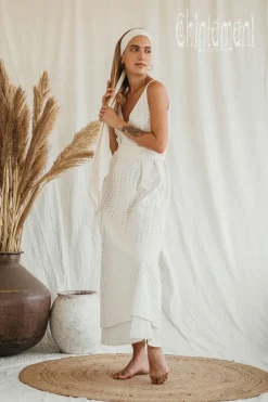 Chintamani Alchemistry Organic V Dress / Off White^ Maxi Dress