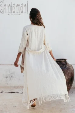 Chintamani Alchemistry Сotton Cardigan / Off White^ Kimono & Cover Up