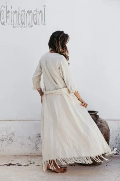 Chintamani Alchemistry Сotton Cardigan / Off White^ Kimono & Cover Up