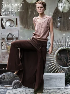 Chintamani Alchemistry Pants with Skirt / Brown^ Pants
