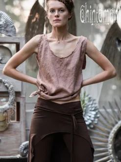 Chintamani Alchemistry Pants with Skirt / Brown^ Pants