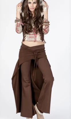 Chintamani Alchemistry Pants with Skirt / Brown^ Pants