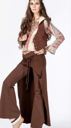Chintamani Alchemistry Pants with Skirt / Brown^ Pants