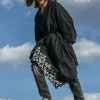 Chintamani Alchemistry Raw Cotton Cloak / Black^ Kimono & Coat