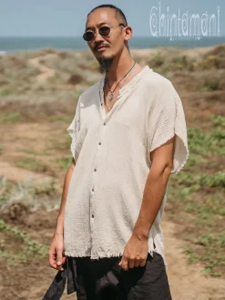 Chintamani Alchemistry Raw Cotton Shirt / Off White^ Button Shirt