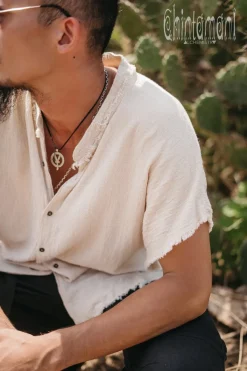 Chintamani Alchemistry Raw Cotton Shirt / Off White^ Button Shirt