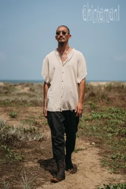Chintamani Alchemistry Raw Cotton Shirt / Off White^ Button Shirt