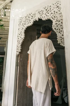 Chintamani Alchemistry Raw Cotton T-shirt / Off White^ Tops & T-shirt