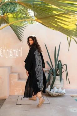 Chintamani Alchemistry Raw Printed Kimono / Black^ Kimono & Cover Up