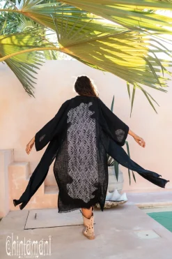 Chintamani Alchemistry Raw Printed Kimono / Black^ Kimono & Cover Up