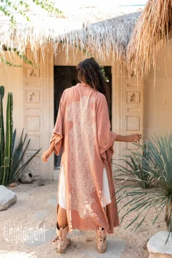 Chintamani Alchemistry Raw Printed Kimono / Dusty Pink^ Kimono & Cover Up